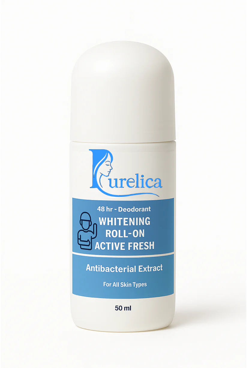 Purelica Men’s deodorant Whitening Roll-On – Active Fresh